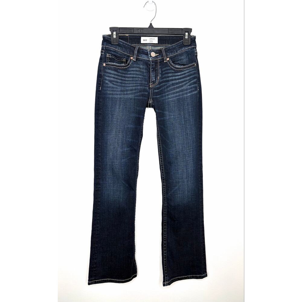 BKE Stella Slim Fit Low Rise Bootcut Jeans 26 x 29 1/2 Dark Wash Denim NWOT